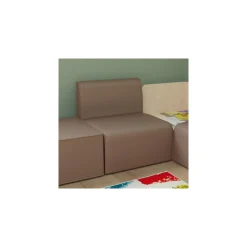 Bright Beginnings Modular Armless 1 Seater Sofa in Vinyl
