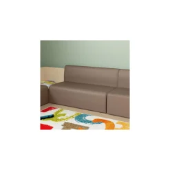 Bright Beginnings Modular Armless 2 Seat Sofa with Vinyl