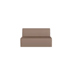 Bright Beginnings Modular Armless 2 Seat Sofa with Vinyl