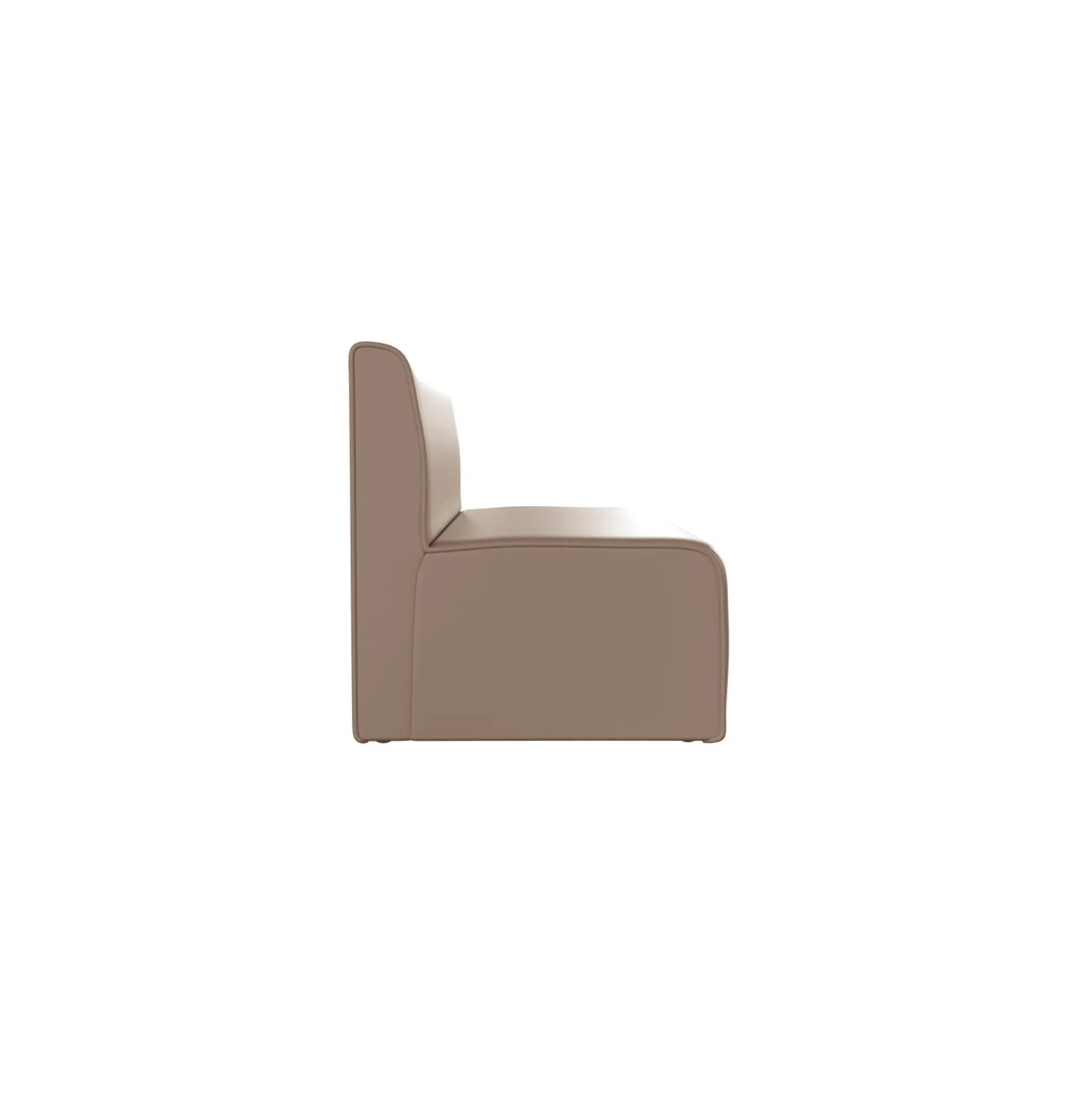 Bright Beginnings Modular Armless 2 Seat Sofa with Vinyl
