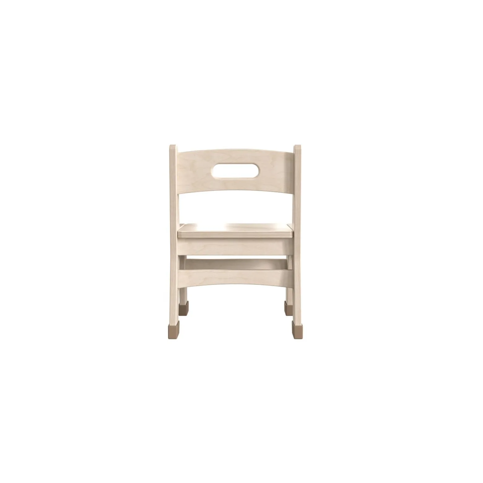 Bright Beginnings Set of 2 Wooden Classroom Chair 9H