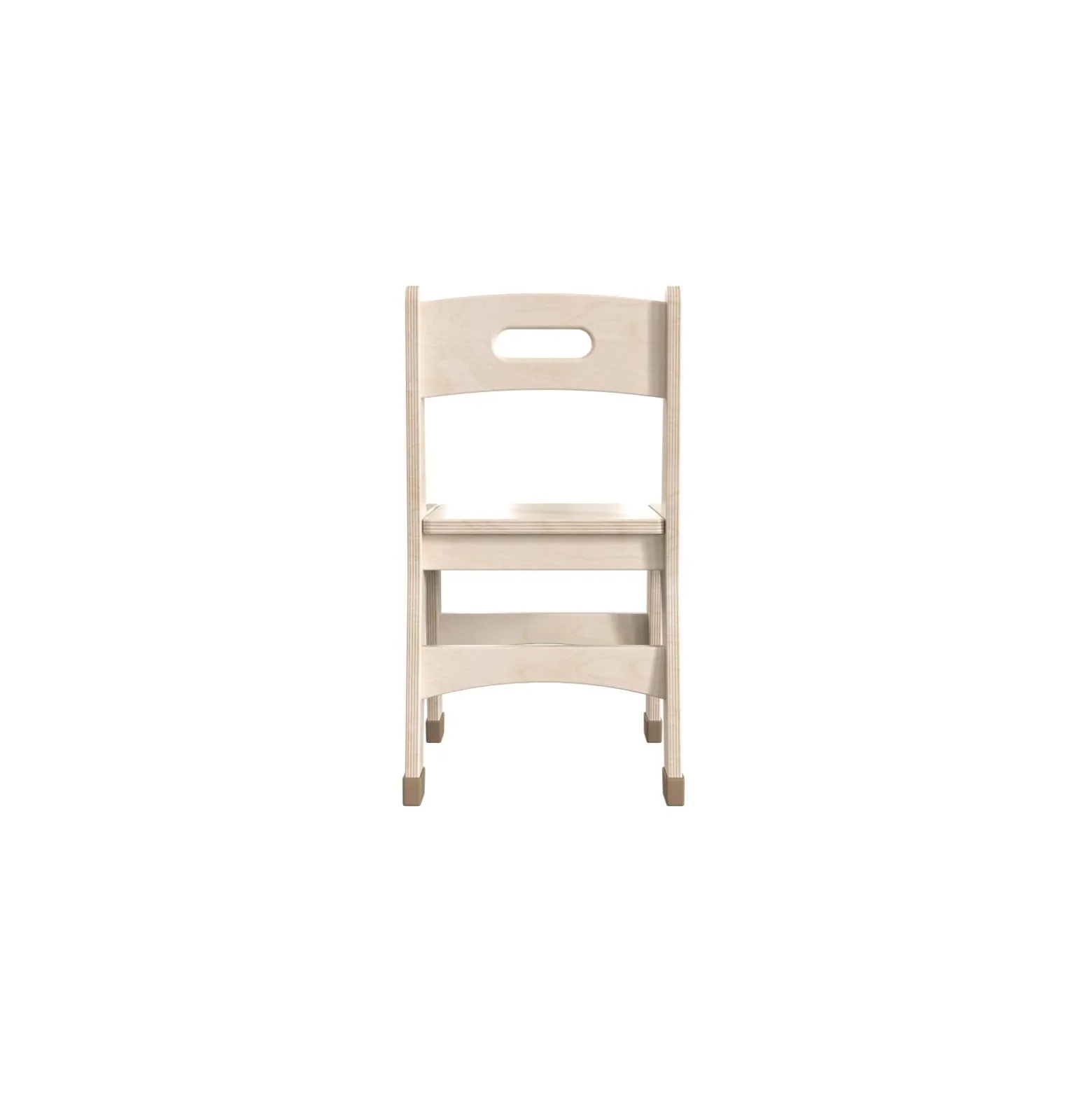 Bright Beginnings Set of 2 Wooden Classroom Chairs 11.5H