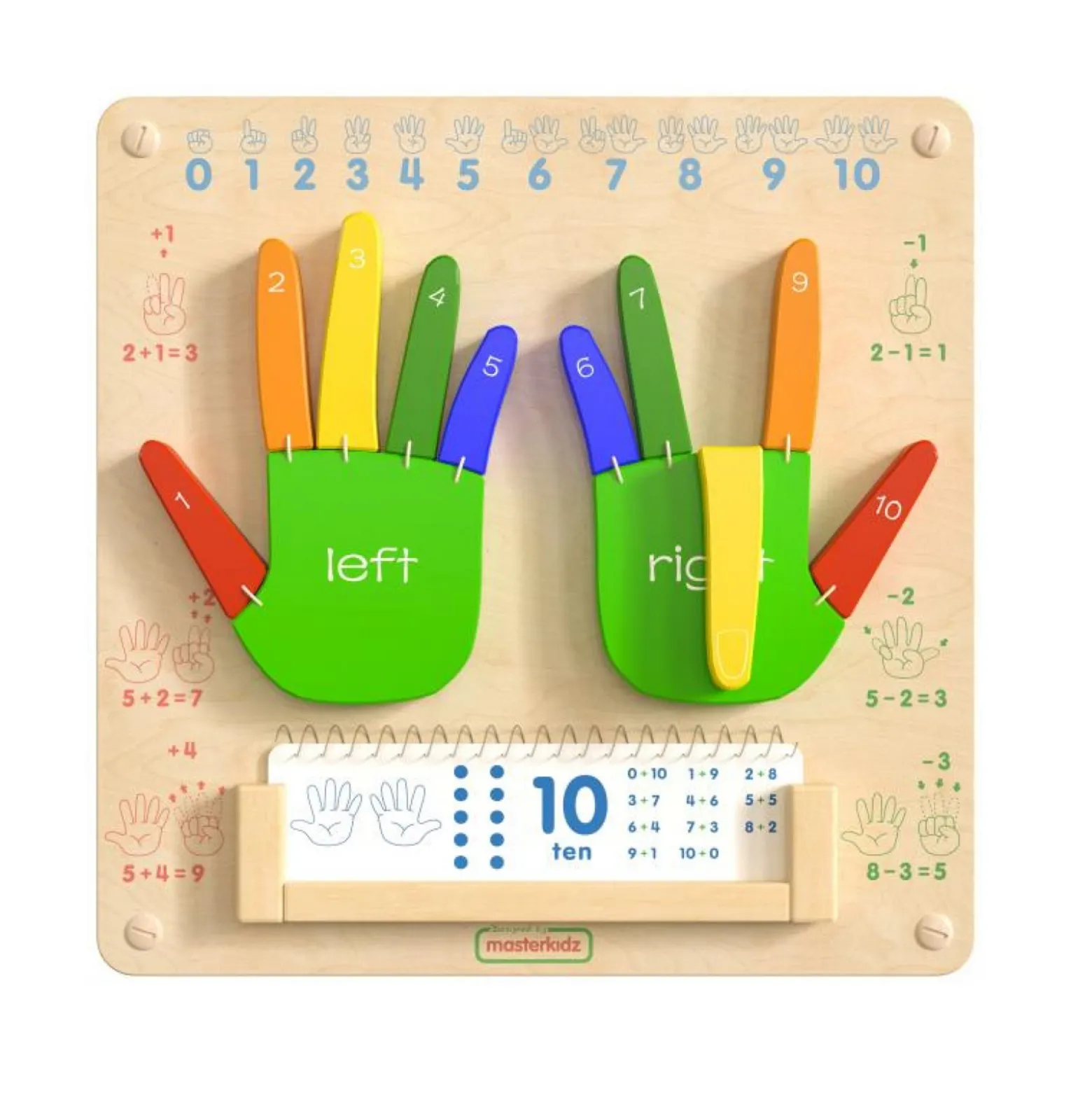 Bright Beginnings STEAM Wall Activity Board, Counting