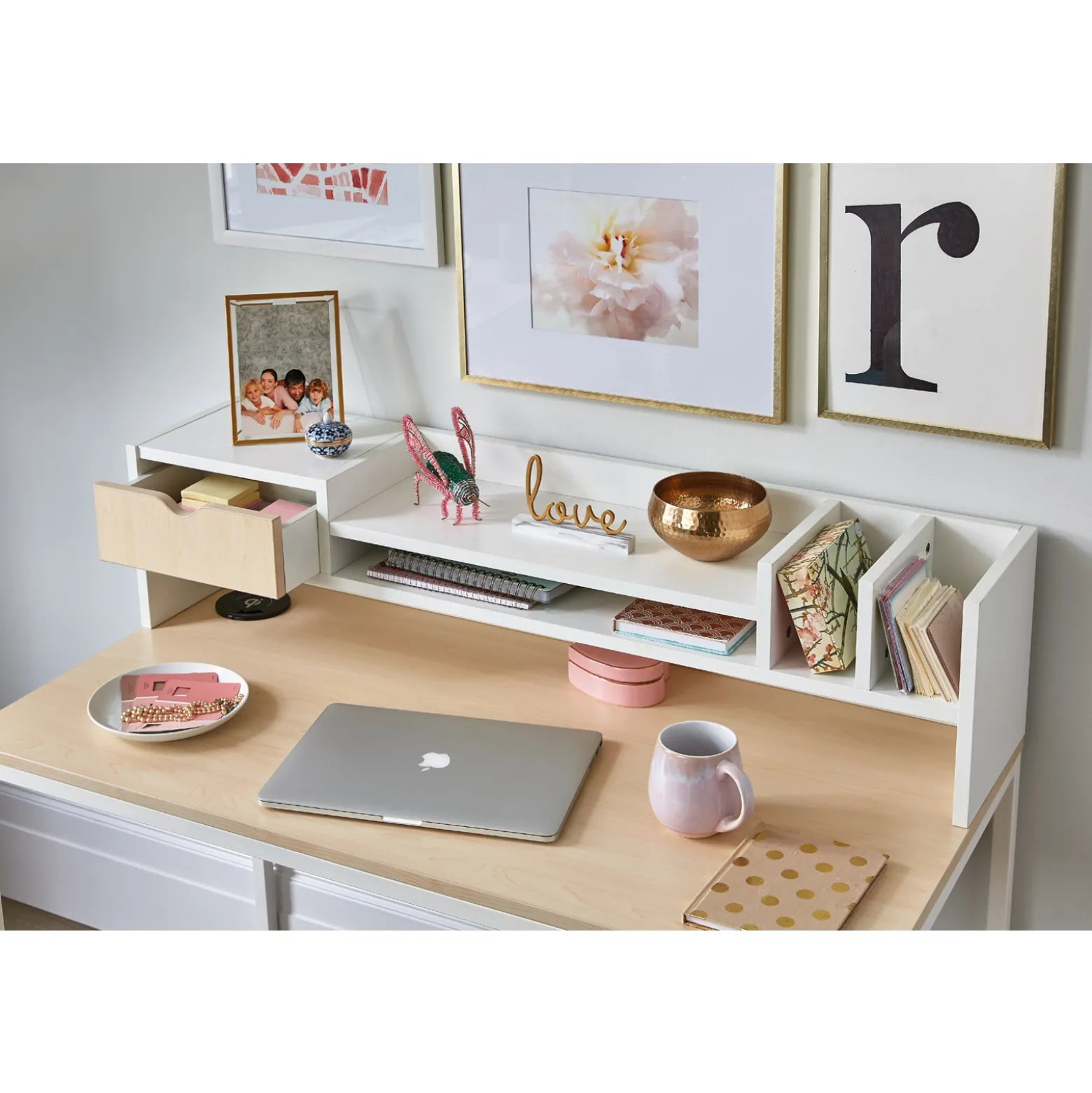 Brite Desktop Hutch for 48"W Desks