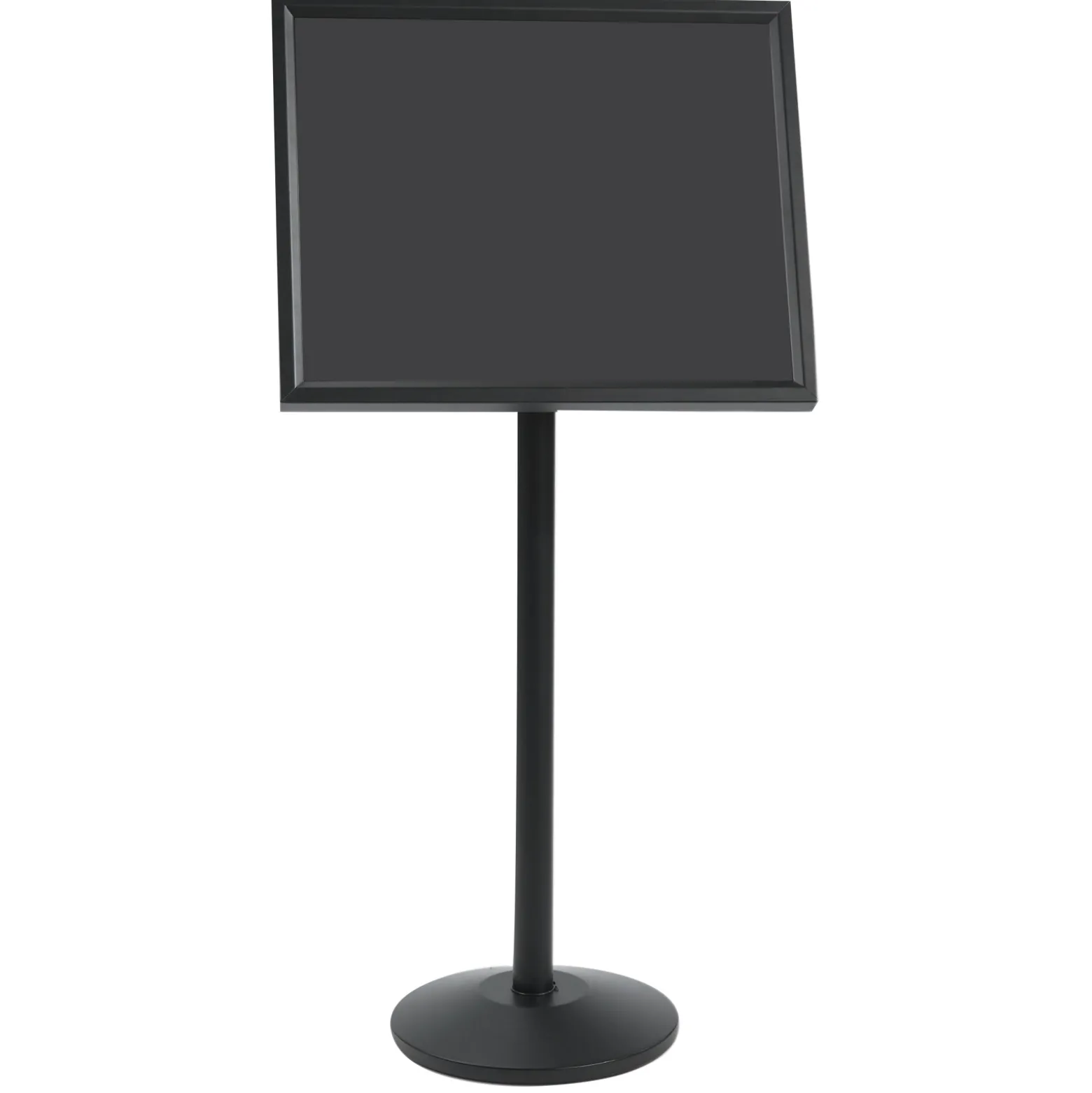 Broadcasters Black Standing Sign Holder - 20"W x 24"D