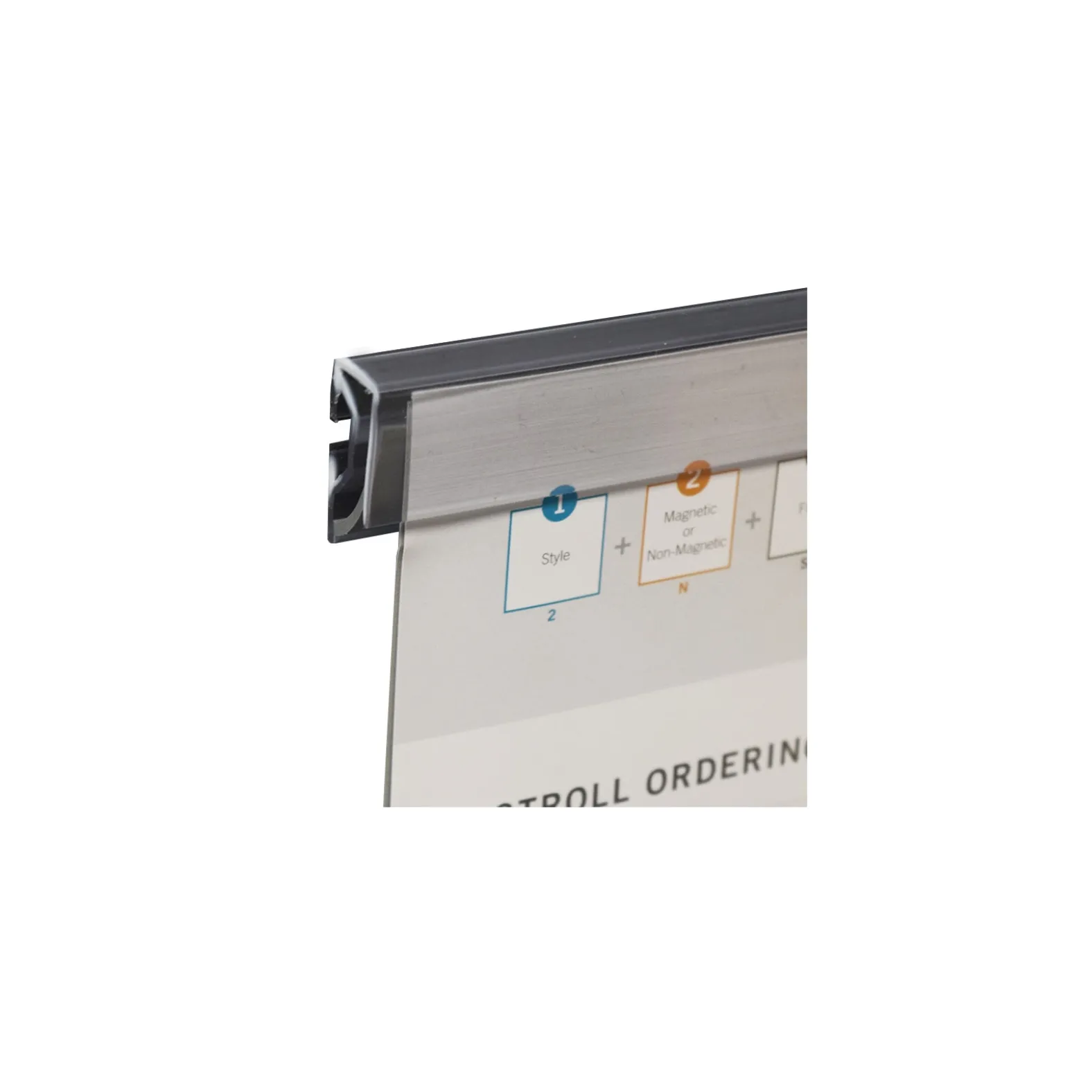 Broadcasters Menu/Poster Holder - Chrome