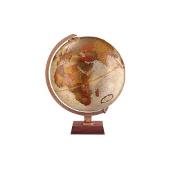 Bronze Metallic Desktop Globe