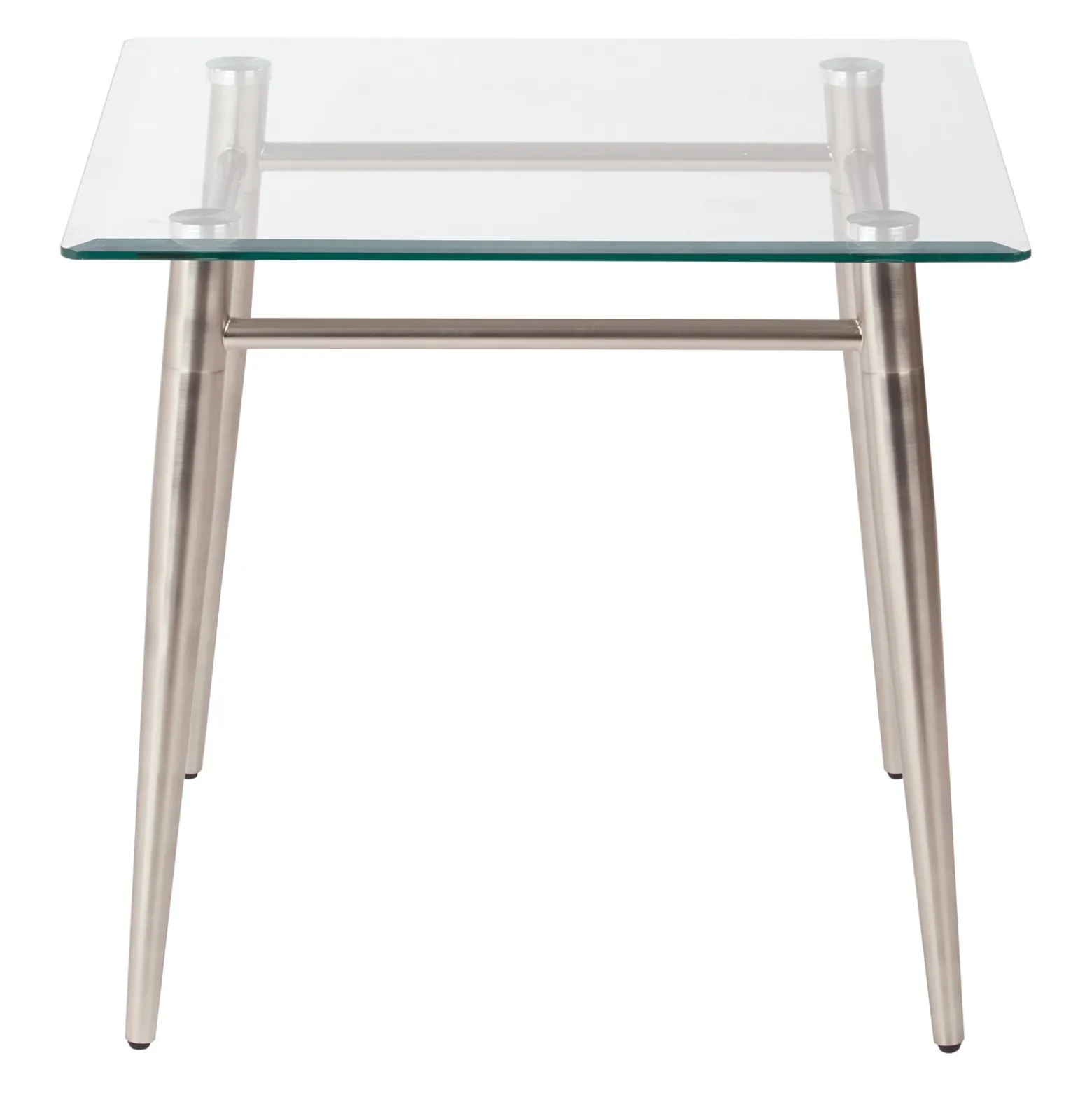 Brooklyn Glass Square End Table