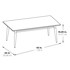 Brooklyn Rectangle Coffee Table