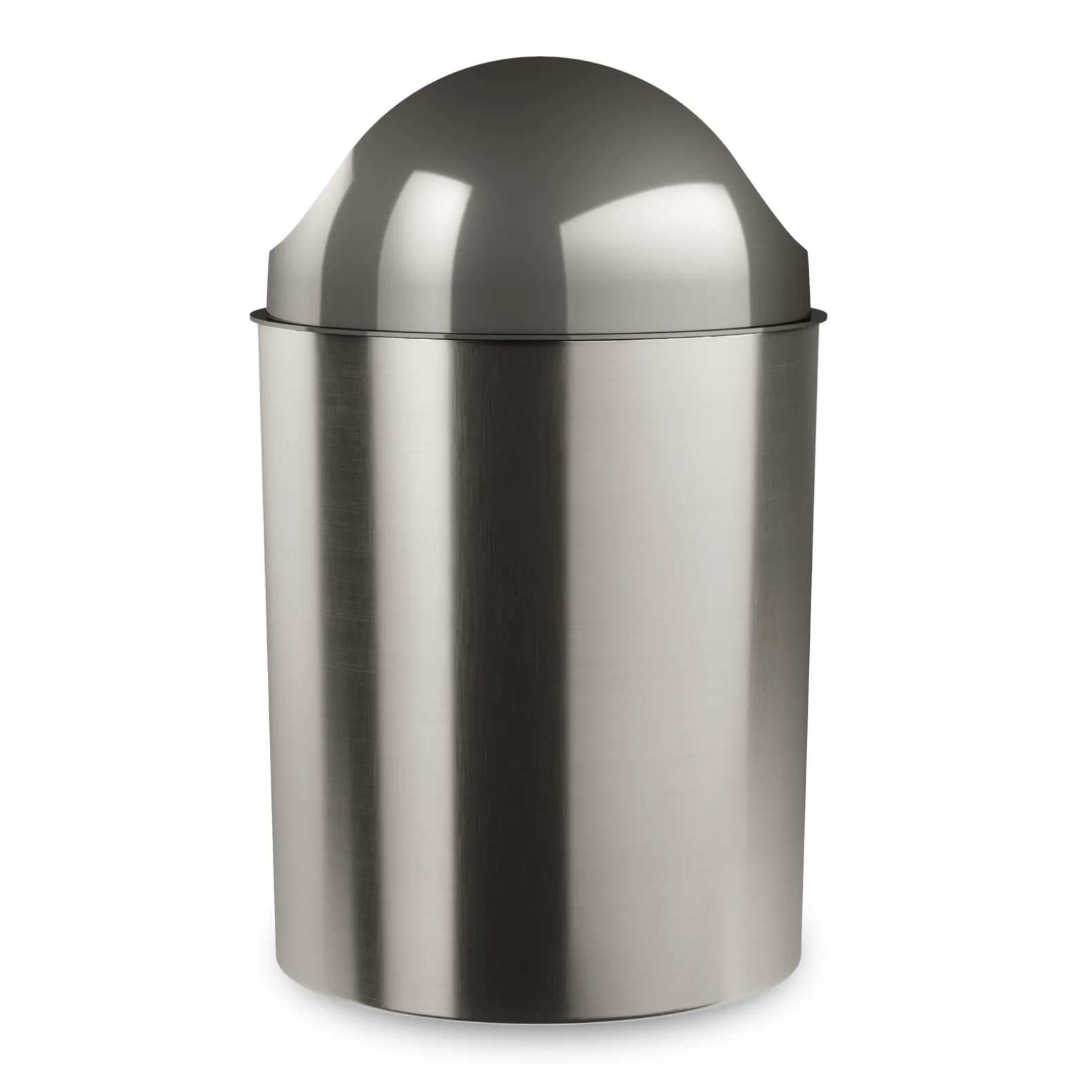 Brushed Trash Can