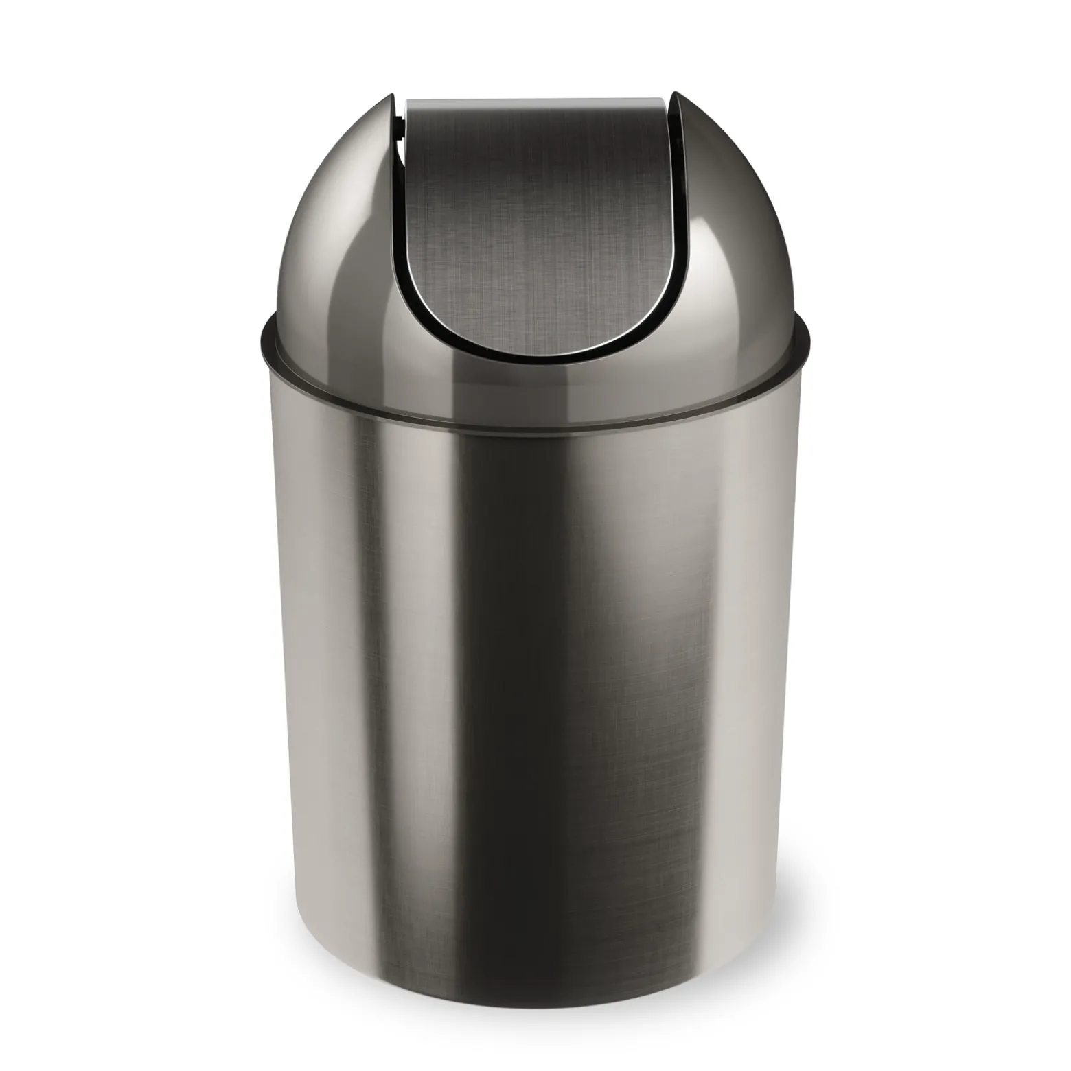 Brushed Trash Can