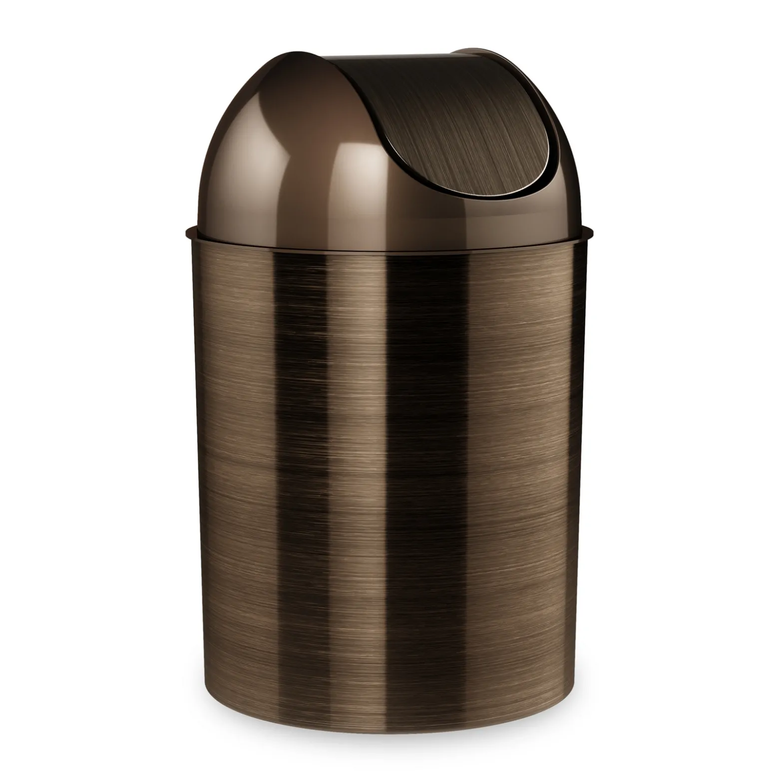 Brushed Trash Can