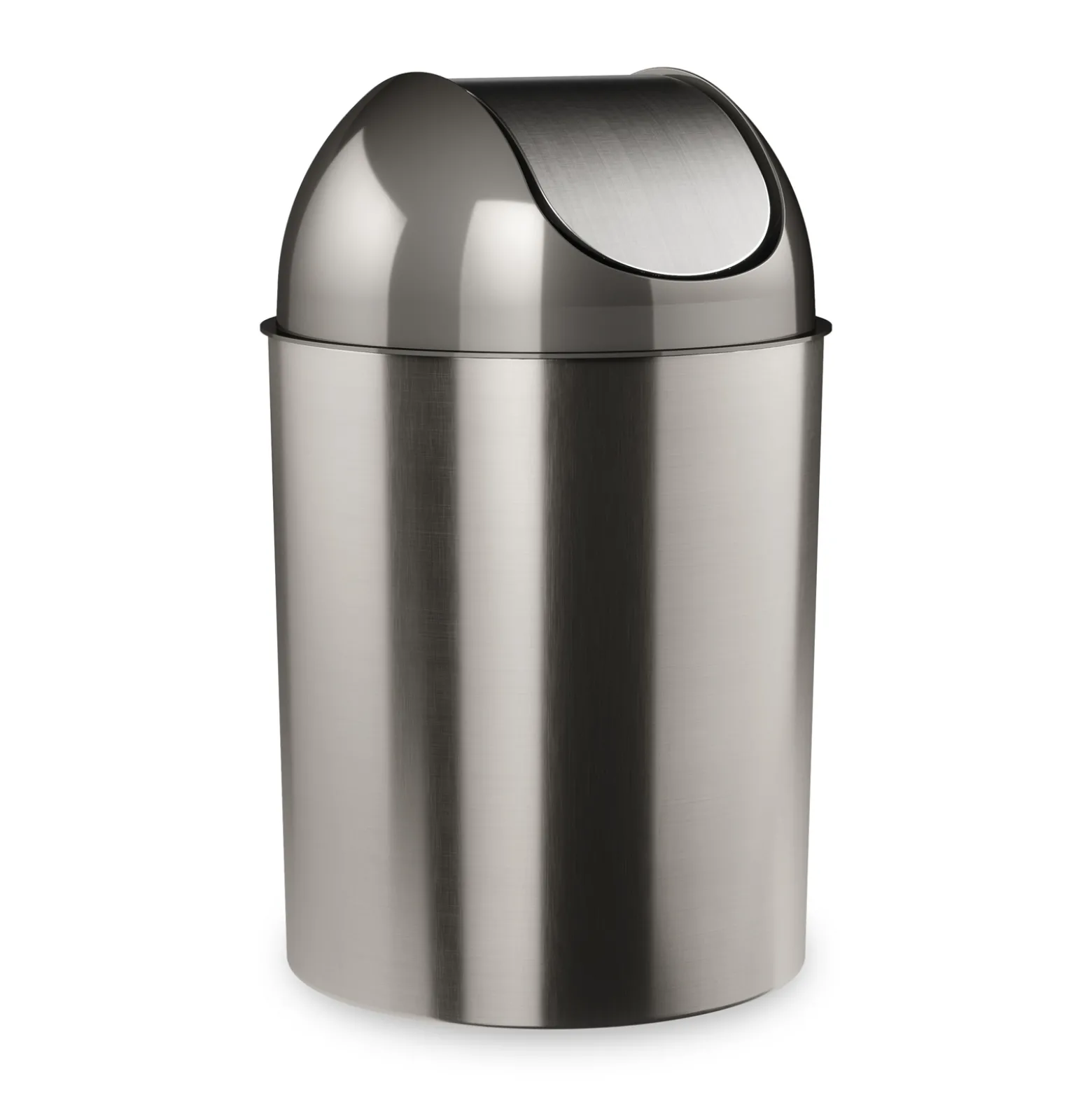 Brushed Trash Can