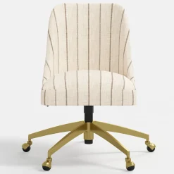 Brynn Office Chair with Gold Frame