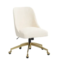 Brynn Office Chair with Gold Frame