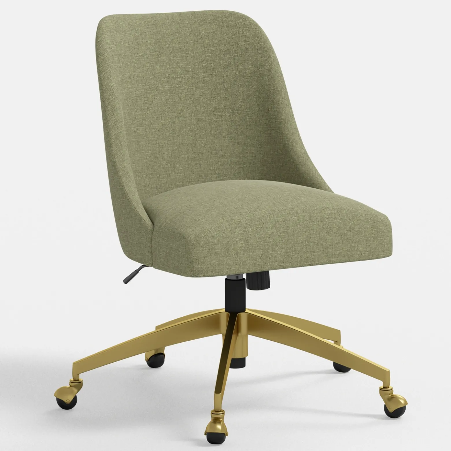 Brynn Office Chair with Gold Frame