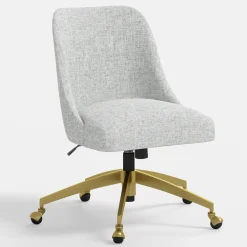 Brynn Office Chair with Gold Frame
