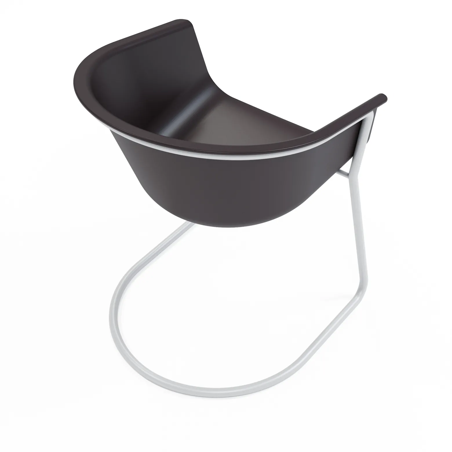 Bucket Seat Cantilever Guest Chair