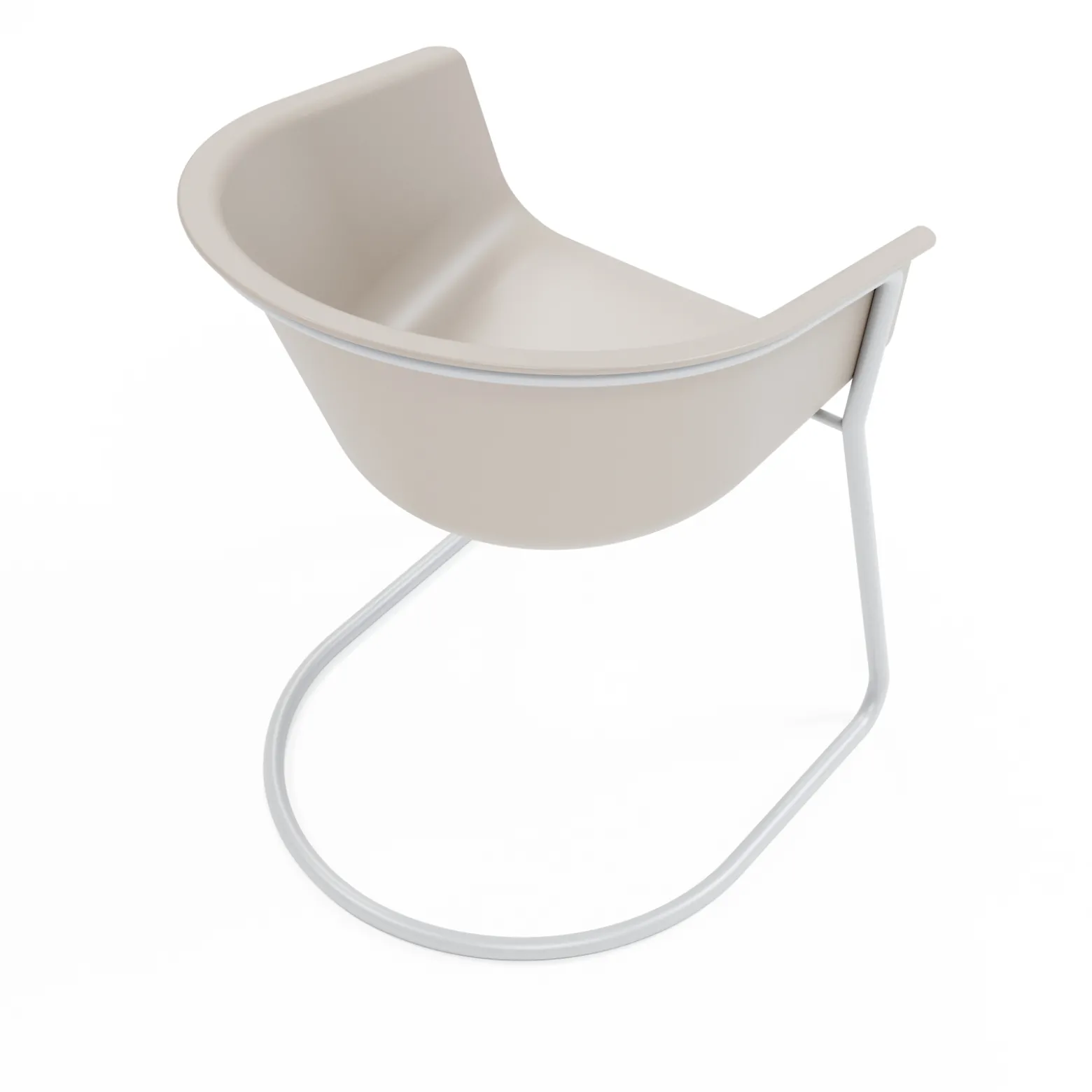 Bucket Seat Cantilever Guest Chair