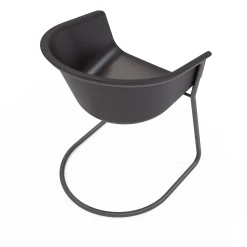 Bucket Seat Cantilever Guest Chair