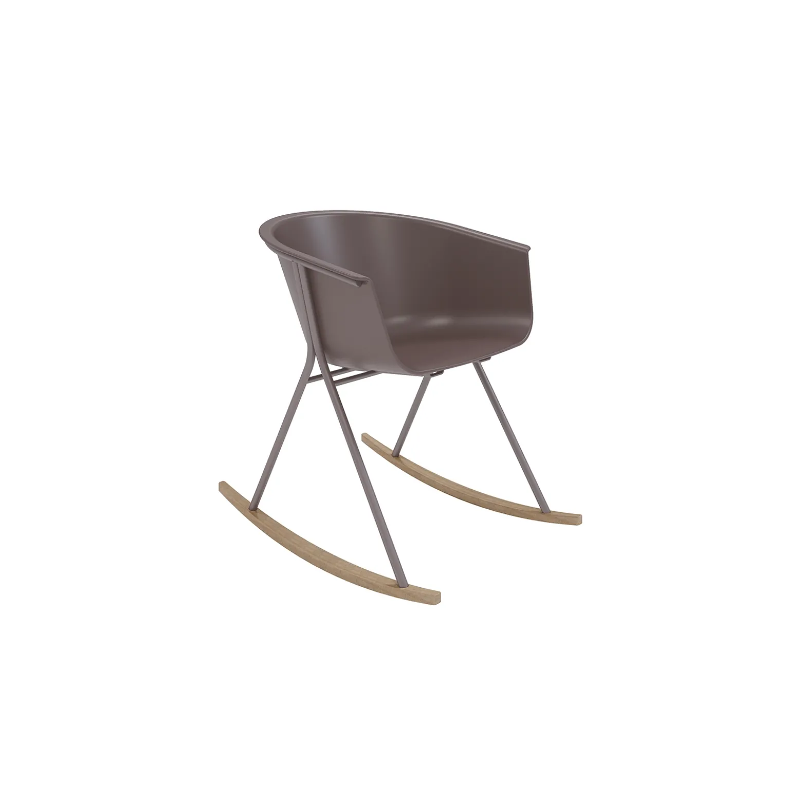 Bucket Seat Rocking Guest Chair