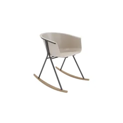 Bucket Seat Rocking Guest Chair