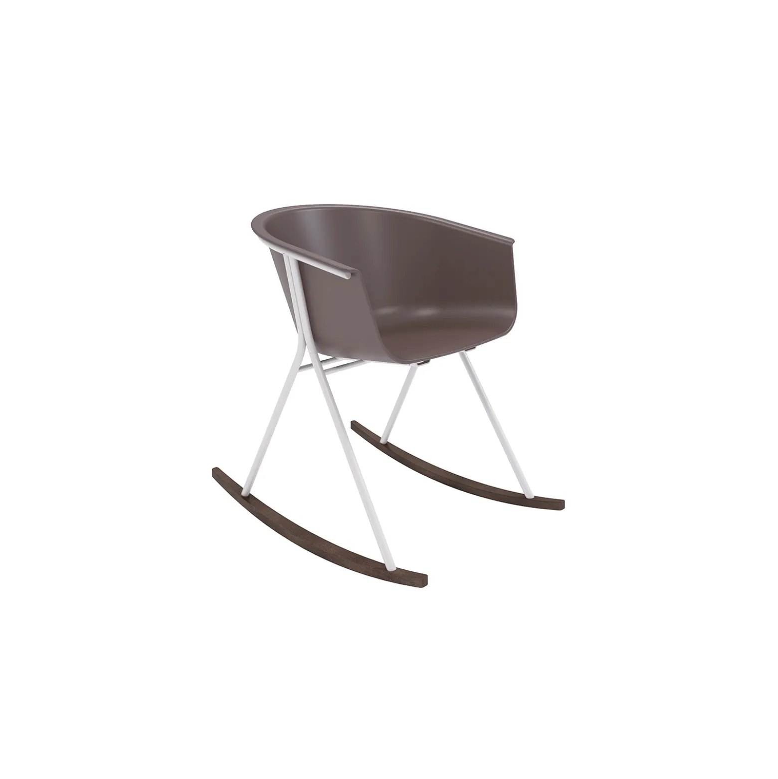Bucket Seat Rocking Guest Chair