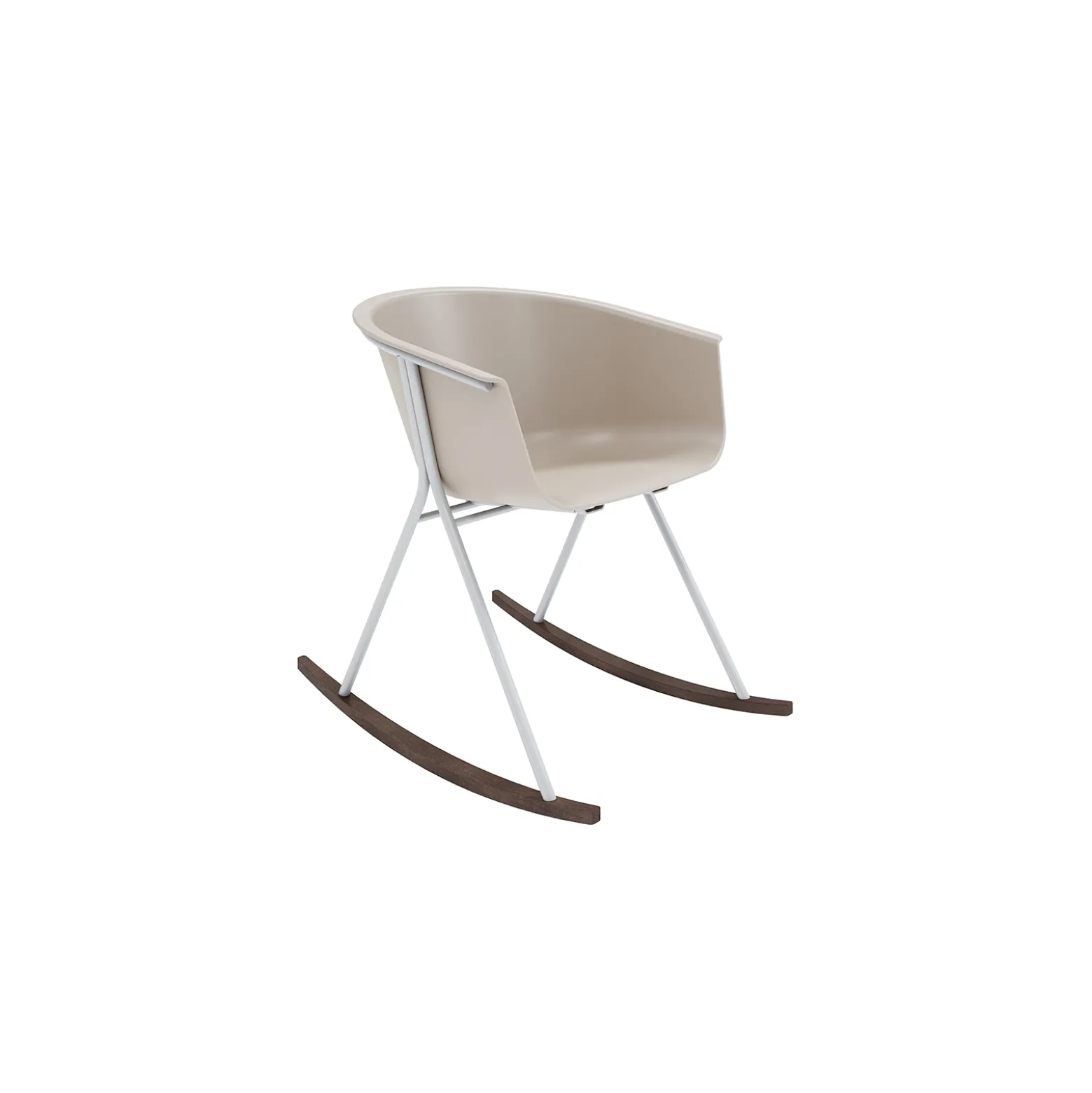 Bucket Seat Rocking Guest Chair