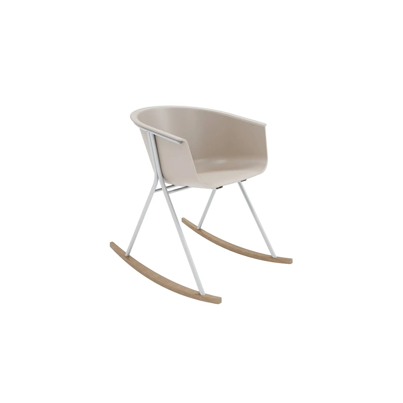 Bucket Seat Rocking Guest Chair