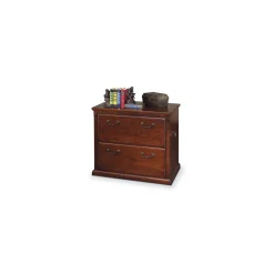 Burnished Oak Two Drawer Lateral File