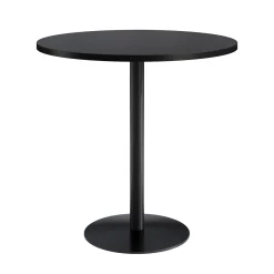 Café au lait Bar Height Round Table with Pedestal Base - 48"W