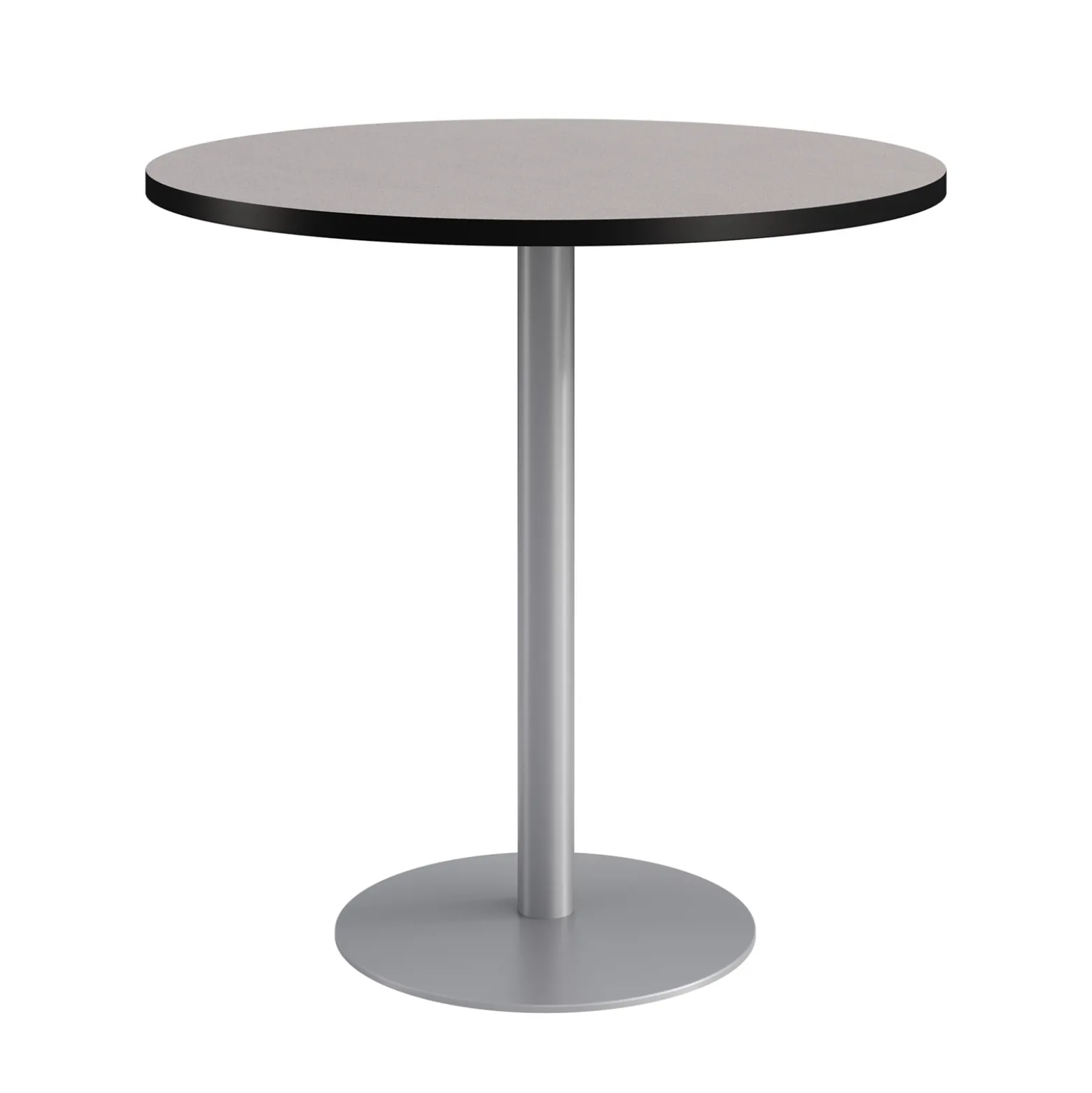 Café au lait Bar Height Round Table with Pedestal Base - 48"W
