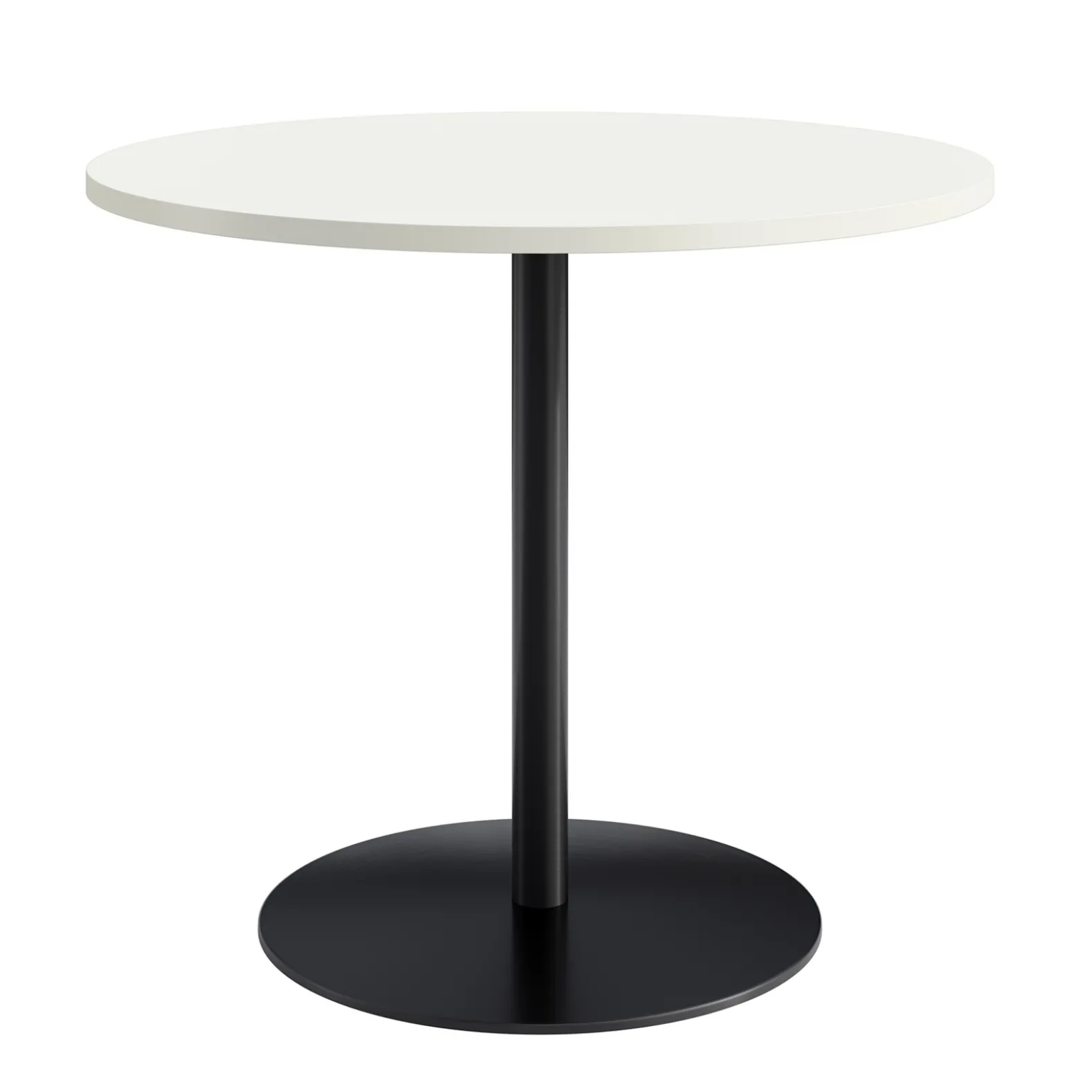 Café au lait Bar Height Round Table with Pedestal Base - 48"W