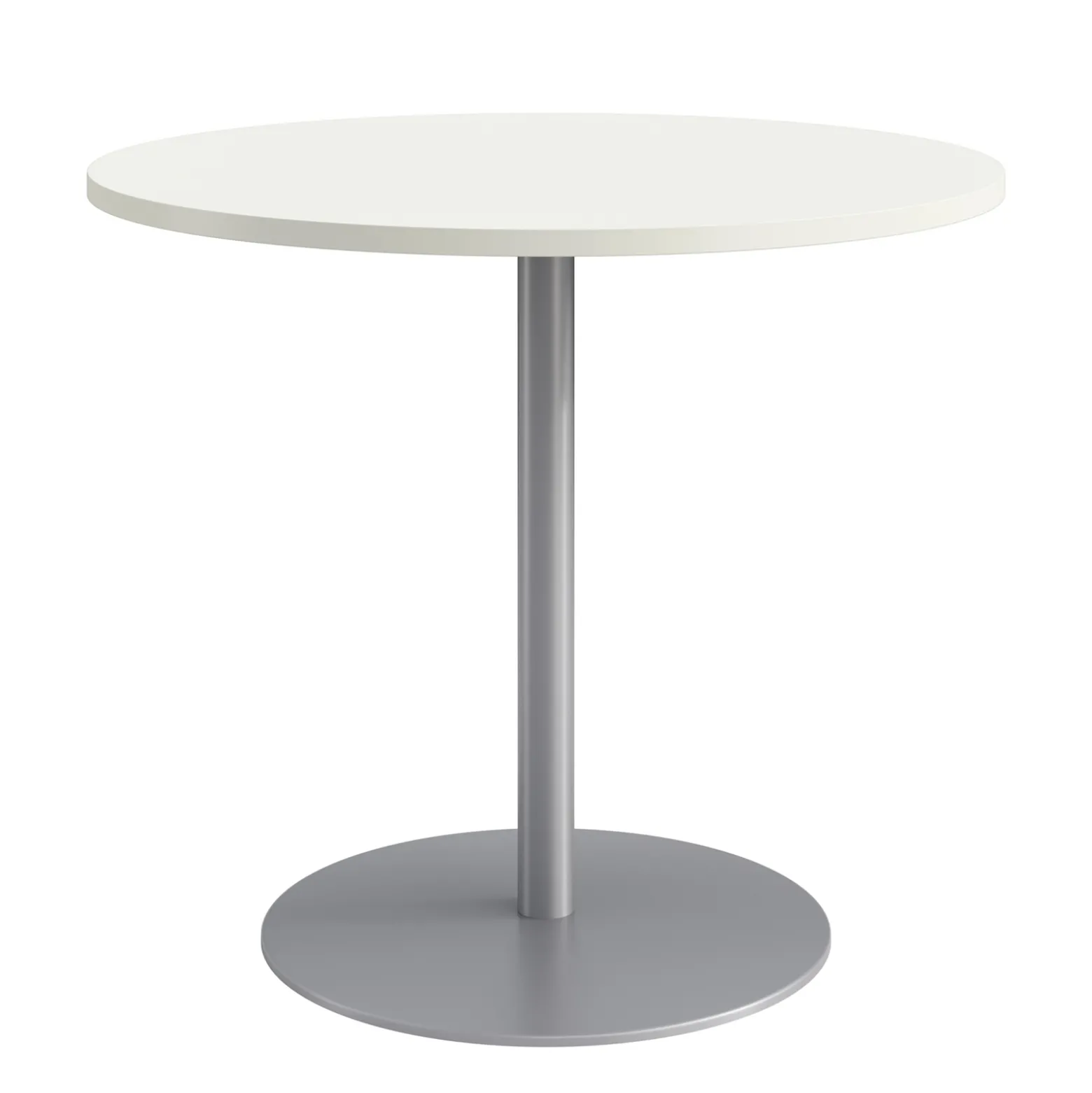 Café au lait Bar Height Round Table with Pedestal Base - 48"W