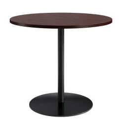 Café au lait Bar Height Round Table with Pedestal Base - 48