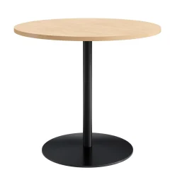 Café au lait Bar Height Round Table with Pedestal Base - 48