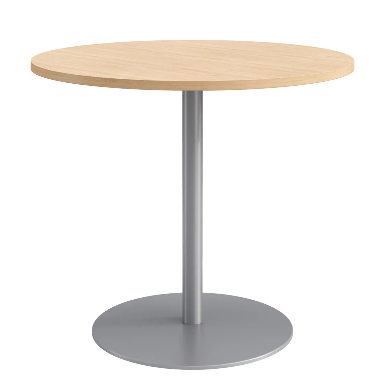 Café au lait Bar Height Round Table with Pedestal Base - 48"W