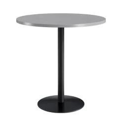 Café au lait Bar Height Round Table with Pedestal Base - 48