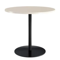 Café au lait Bar Height Round Table with Pedestal Base - 48