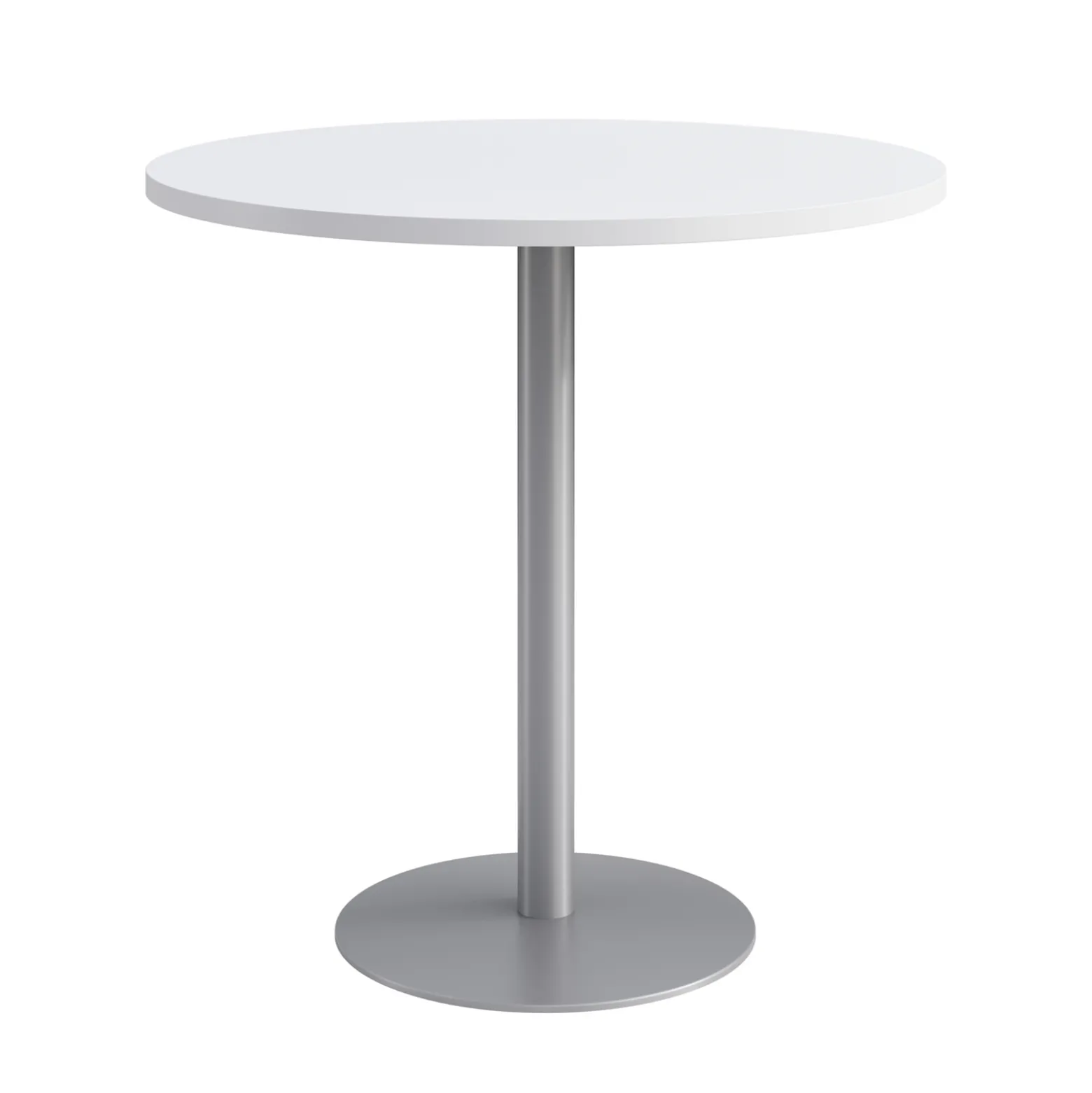 Café au lait Bar Height Round Table with Pedestal Base - 48"W