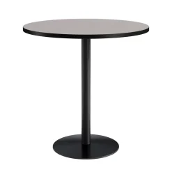 Café au lait Bar Height Round Table with Pedestal Base - 48