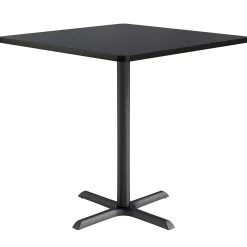 Café au lait Bar Height Square Table with X-Base - 42"W