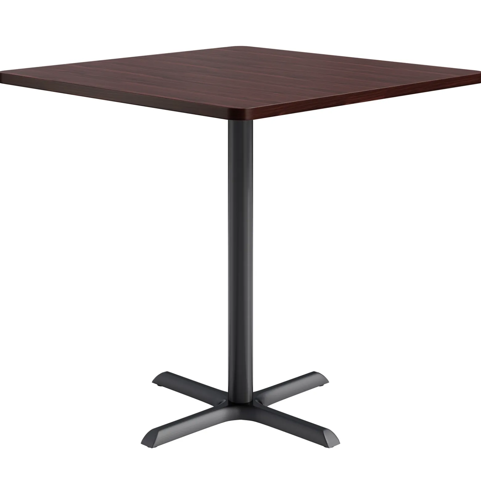 Café au lait Bar Height Square Table with X-Base - 42"W