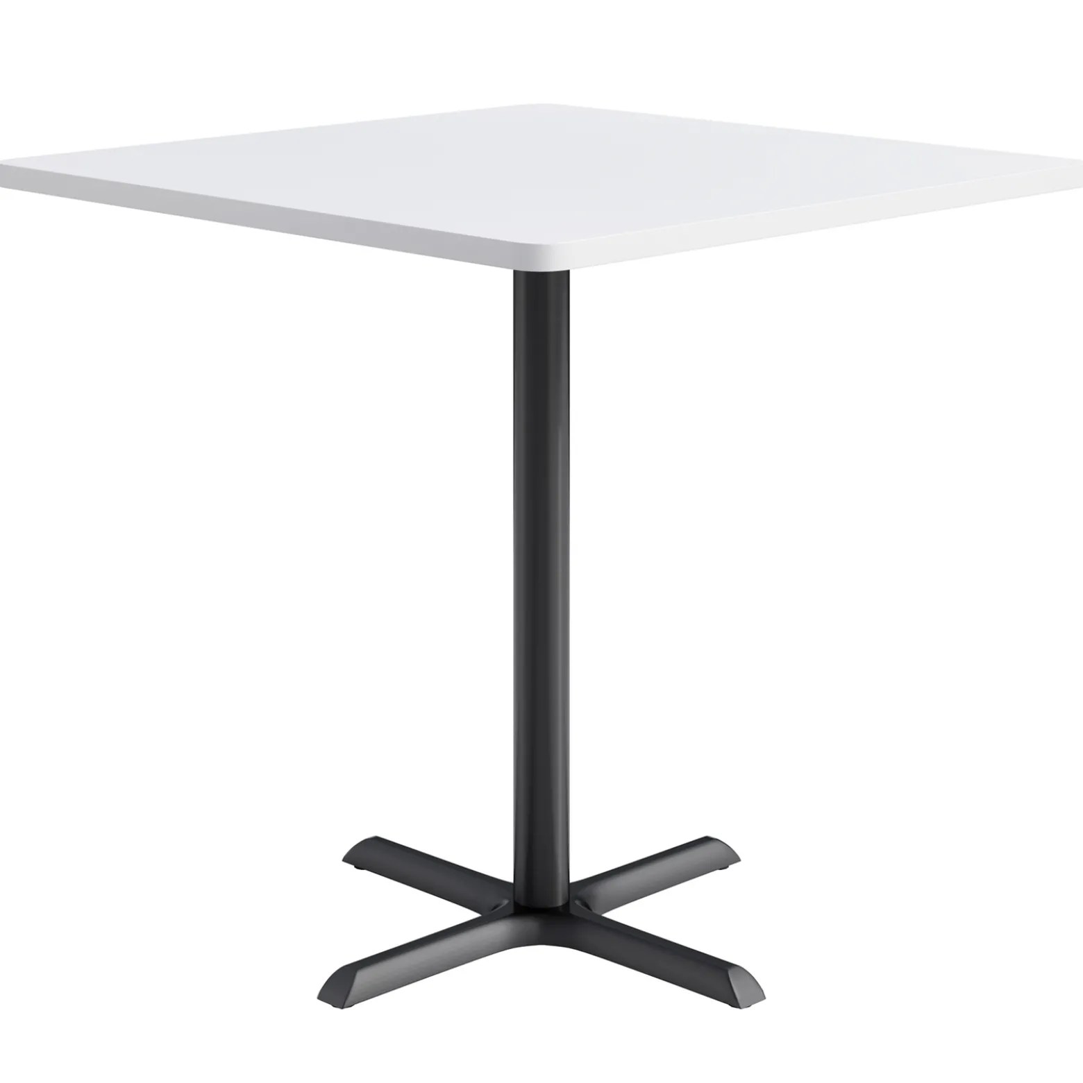 Café au lait Bar Height Square Table with X-Base - 42"W