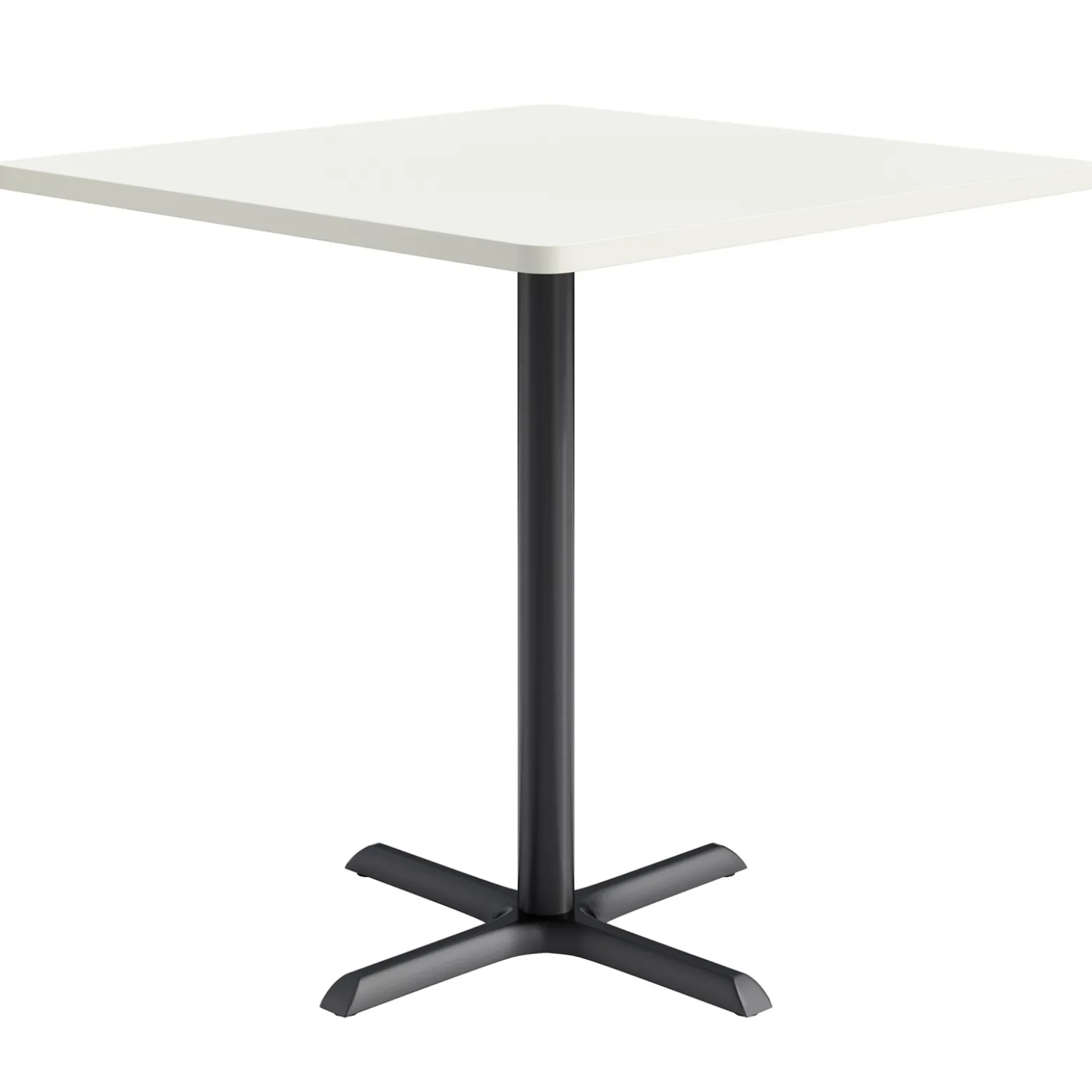 Café au lait Bar Height Square Table with X-Base - 42"W