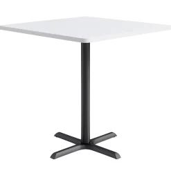 Café au lait Bar Height Square Table with X-Base - 48"W