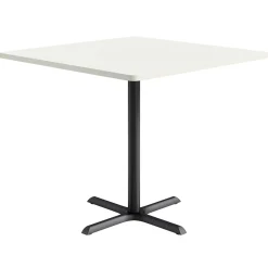 Café au lait Bar Height Square Table with X-Base - 48