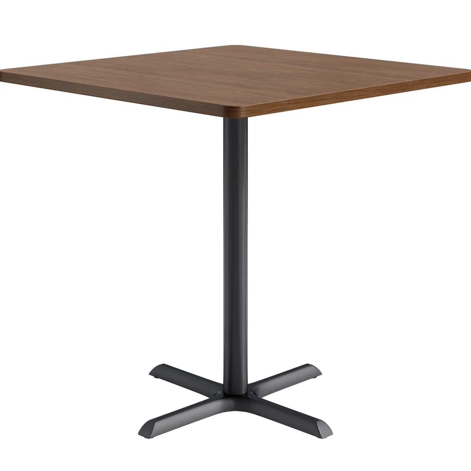 Café au lait Bar Height Square Table with X-Base - 48"W