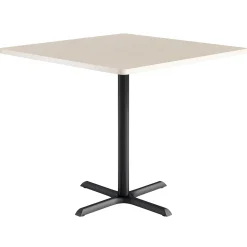 Café au lait Bar Height Square Table with X-Base - 48