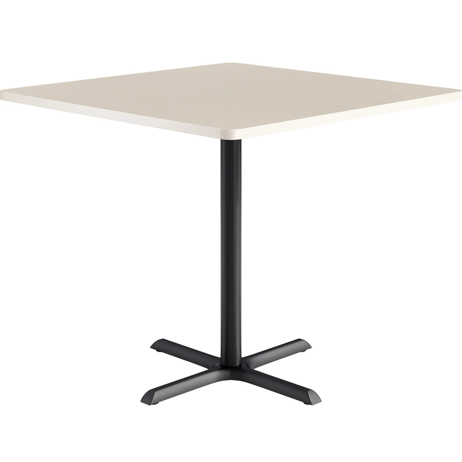 Café au lait Bar Height Square Table with X-Base - 48"W